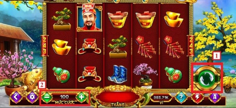 XocDia88 – Nổ Hũ Táo Quân lần 1 tặng 100K, thắng đậm mỗi Tết 3 Giao diện & Cơ chế quay hũ
