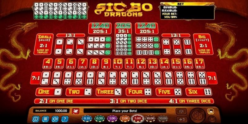 Sicbo tại nhà cái #1 Châu Á XocDia88 – Cược 1 ăn 180, hấp dẫn từng giây 6 Cược phức tạp