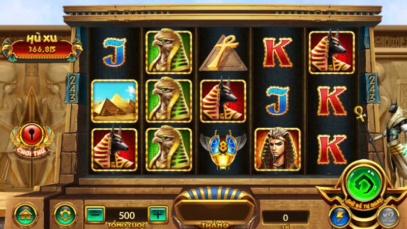 Đồ hoạ đẹp mắt của game nổ hũ Bí Mật Cleopatra